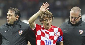 Sports Shorts: Real's Croatia midfielder Modric suffers injury blow