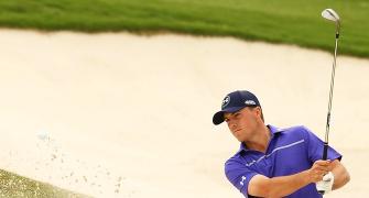 Australian Open: Spieth shares lead after McIlroy blows up