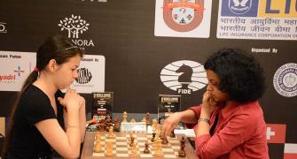 World Jr Chess: Rout's winning run halted by top seed Goryachkina