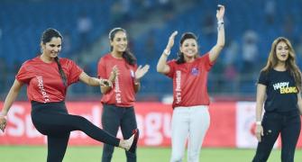 First Look! Sania Mirza scores during ISL
