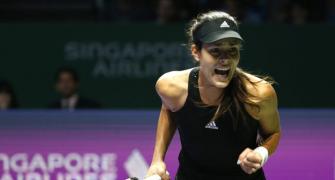 WTA Finals: Ivanovic downs Bouchard for first Singapore win