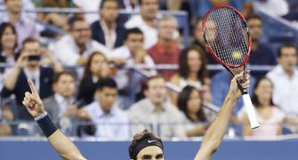 US Open: Federer comes back from two sets down to reach semis