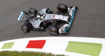 Hamilton suffers electrical gremlins at Monza