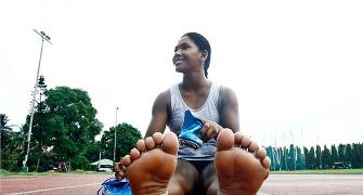 12-toed heptathlete Swapna dreams big despite shoe struggle
