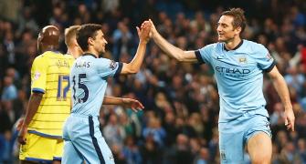 League Cup: Lampard strikes twice in City's magnificent seven
