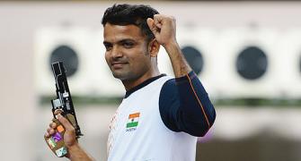 Asian Games: Indian men win 25m centre fire pistol silver