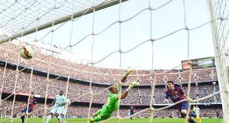 La Liga: Messi strikes landmark 400th goal for Barca