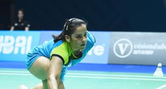 Asia Badminton C'ships: Saina fails to break semis jinx