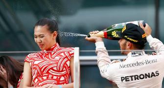 Did foreign media overreact to Hamilton champagne incident?