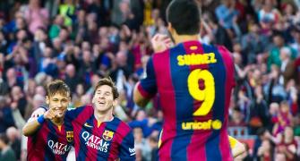 La Liga PHOTOS: Barcelona's TERRIFIC trio rout Getafe