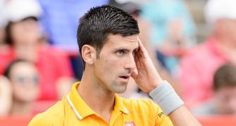 Someone was smoking weed and Djokovic could smell it!