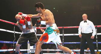 On a roll, Vijender records hat-trick of knockout wins on pro circuit