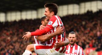 Stoke beat Manchester United to pile misery on Van Gaal