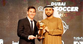 Barca, Messi win laurels at Globe Soccer Awards
