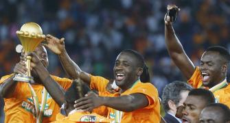 FINALLY! Yaya Toure gets a taste of national team success