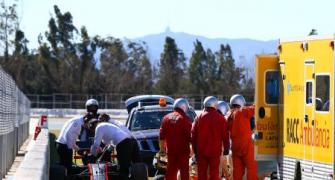 Alonso 'ok and conscious' after heavy crash in testing