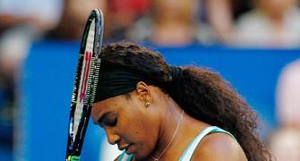 Bouchard thrashes sluggish Serena in Hopman Cup