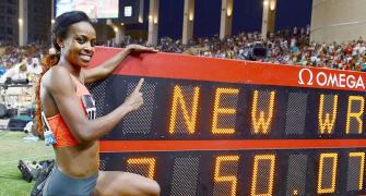 Dibaba breaks 22-year-old world record in 1,500 metres