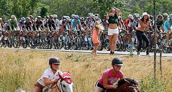 It was a crazy day at Tour de France
