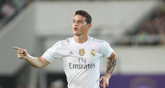 Rodriguez strike caps Real Madrid's 3-0 win over Inter Milan