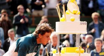 PHOTOS: Birthday boy Nadal takes the cake at Roland Garros