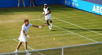 Paes-Nestor pair knocked out of Aegon Championships