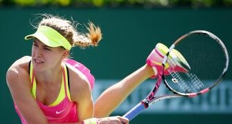Indian Wells PHOTOS: Sharapova, Bouchard win; Wozniacki exits