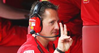 Michael Schumacher is still fighting...