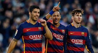 La Liga: Neymar double as Barca's rampant strikers sink Sociedad