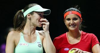 WTA Finals: Sania-Hingis virtually in semis after second win