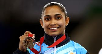 Gymnast Karmakar records another historic feat, wins gold in vaults