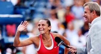 Vinci finds it tough to stitch up words after upsetting Serena