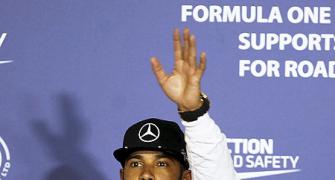 Bahrain GP: Hamilton reprimanded for reversing in pitlane