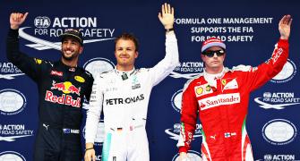 F1 qualifying: Rosberg on pole in China, Riccardio surprise 2nd