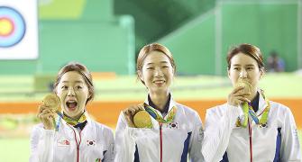 PHOTOS: The gold medallists on Day 2 at the Games