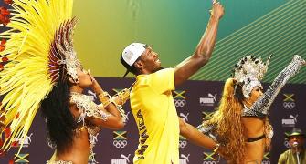 PIX: In search of star power, media lap up Usain Bolt show...