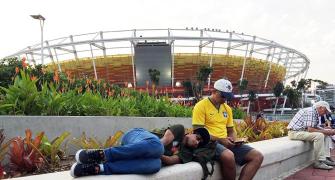 At sprawling Rio Games, even spectators are worn out