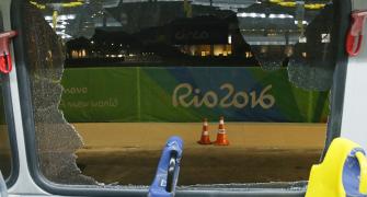 Rio Olympics bus hit by gunfire, no one seriously hurt