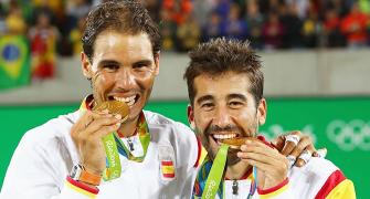 Spain's Nadal, Lopez win gold in men's doubles
