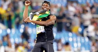 Olympic mission accomplished! 9 finals, 9 gold medals for Bolt!
