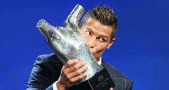 Ronaldo beats club-mate Bale to become UEFA's Best Player in Europe
