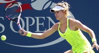 Neon yellow outfits turn heads at US Open