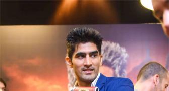 Will Vijender defend his WBO middleweight title on Saturday?