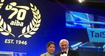AIBA honours Mary Kom, Vikas Krishnan