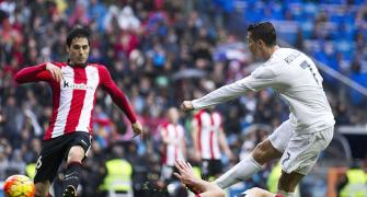 La Liga: Ronaldo lifts Real; first win for Neville