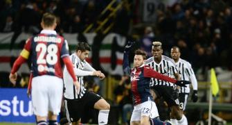 Serie A: Leaders Juve held at Bologna, denied 16th straight win