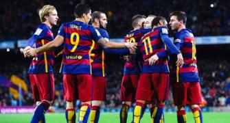 King's Cup: Messi double helps Barcelona thrash nine-man Espanyol
