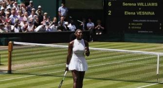 Serena thrashes Vesnina, meets Kerber in Wimbledon final