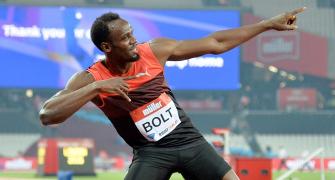Bolt shines on London return but hurdler Harrison takes the glory