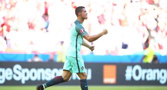 Ronaldo sets record for scoring at four Euros